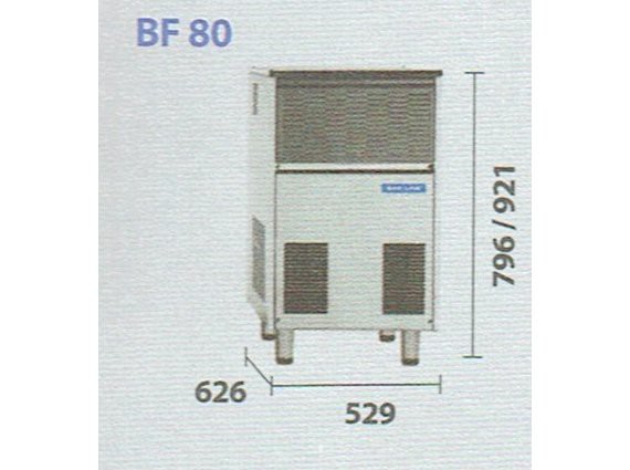 Fabbricatore di ghiaccio granulare BF 80.